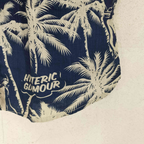 ヒステリックグラマー HYSTERIC GLAMOUR リネン100 ノースリーブウエスタンシャツ レディース FREE
