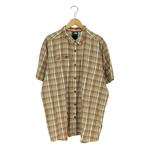 ザノースフェイス THE NORTH FACE 裏地メッシュ ナイロン リヨセル チェックシャツ メンズ import:XL