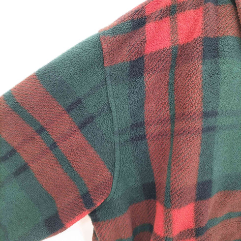 ポロバイラルフローレン Polo by RALPH LAUREN 80S~90S MADE IN USA チェックフリーススウィングトップ メンズ import:M