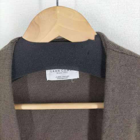 ジャーナルスタンダード JOURNAL STANDARD LAHN COMBI ボタンレス ウールブレンド カーディガン レディース JPN:L