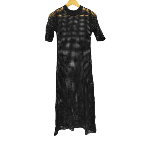 EENIE Mesh Knit Dress Set ニットレースワンピース レディース FREE