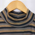 ステューシー Stussy WOMEN Pippi Stripe モックネック ジャージー レディース import:M