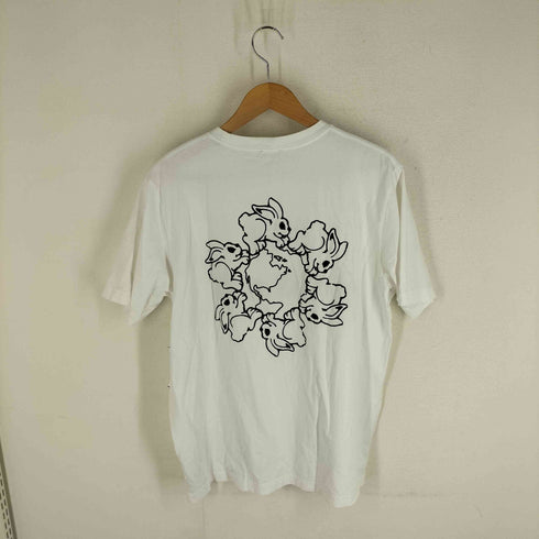 ディーゼル DIESEL 刺繍 バック兎プリント クルーネック Tシャツ メンズ JPN:XL