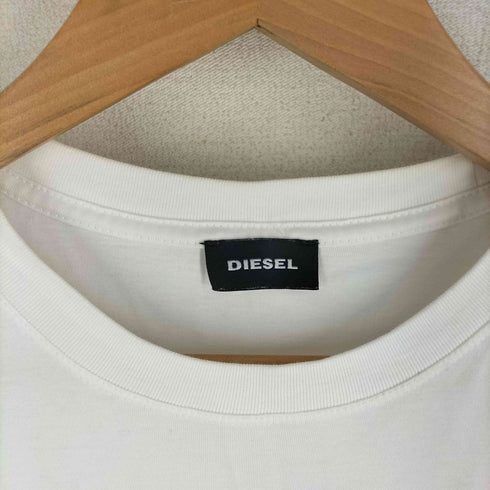ディーゼル DIESEL 刺繍 バック兎プリント クルーネック Tシャツ メンズ JPN:XL