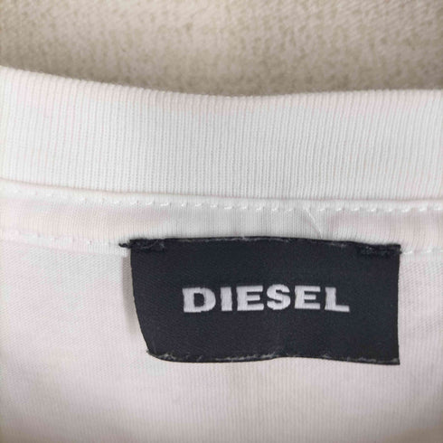 ディーゼル DIESEL 刺繍 バック兎プリント クルーネック Tシャツ メンズ JPN:XL