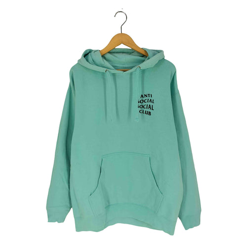 アンチソーシャルソーシャルクラブ ANTI SOCIAL SOCIAL CLUB USA製 ロゴプリント プルオーバーパーカー メンズ import:L