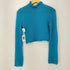 ザラ ZARA ハイネック透かしクロップドニット レディース import:S