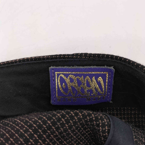 ORGAN ハンドメイド チェック 6パネルキャップ メンズ