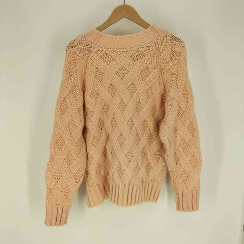 メリージェニー merry jenny 20SS Bigクロスケーブルニット レディース FREE