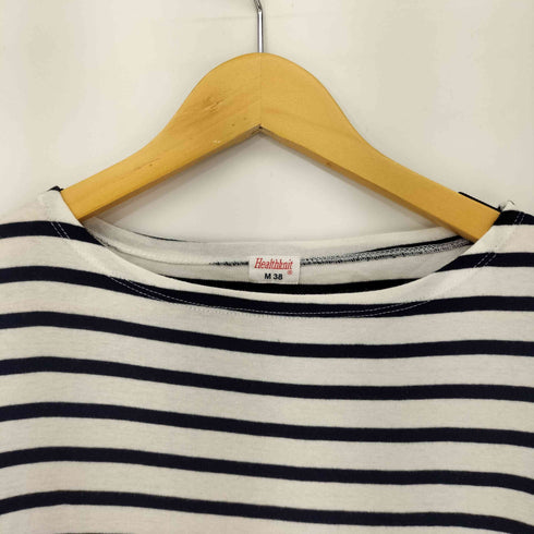 ヘルスニット Healthknit S/S ボーダーカットソー メンズ JPN:M