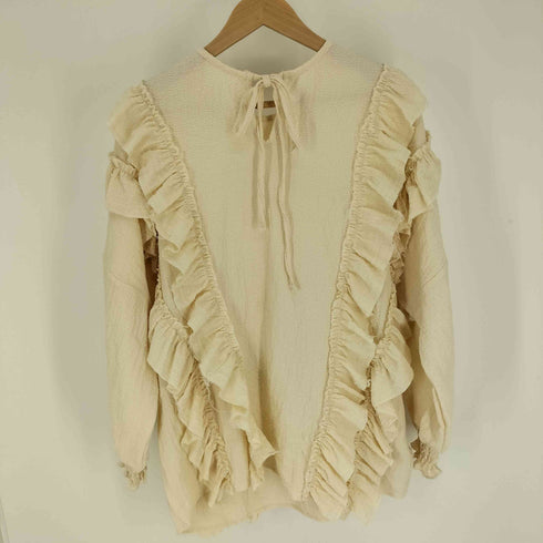 ジュエティ jouetie 23SS ボリュームスリーブ2WAYフリルブラウス レディース JPN:M
