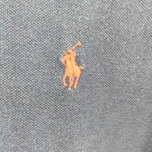 ポロラルフローレン POLO RALPH LAUREN SLIM FIT スモールポニー刺繍鹿の子ポロシャツ メンズ import:S