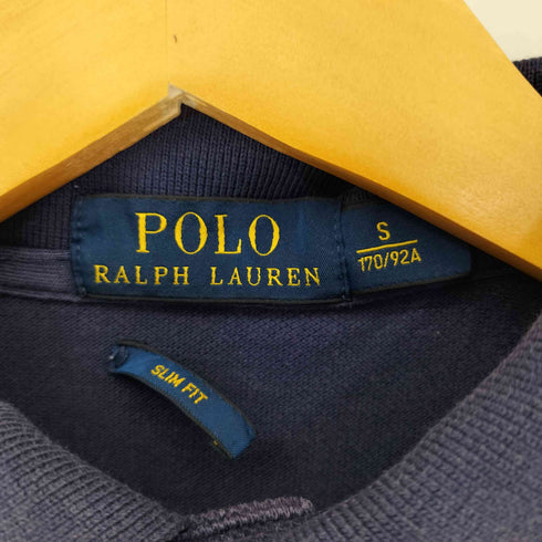 ポロラルフローレン POLO RALPH LAUREN SLIM FIT スモールポニー刺繍鹿の子ポロシャツ メンズ import:S