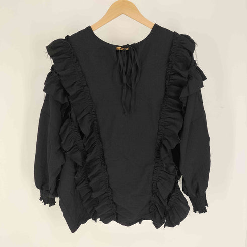 ジュエティ jouetie 23SS ボリュームスリーブ2WAYフリルブラウス レディース JPN:M