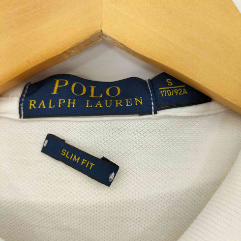 ポロラルフローレン POLO RALPH LAUREN SLIM FIT スモールポニー刺繍鹿の子ポロシャツ メンズ import:S