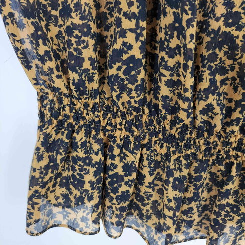 アルアバイル allureville 花柄 ノースリーブ ブラウス レディース JPN:2