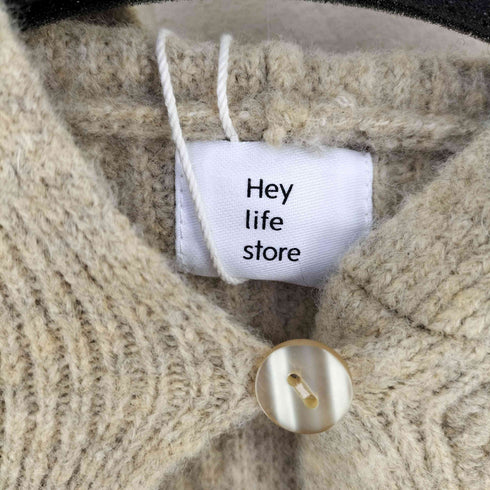 ヘイライフストア Hey life store oversized hoodie knit レディース FREE