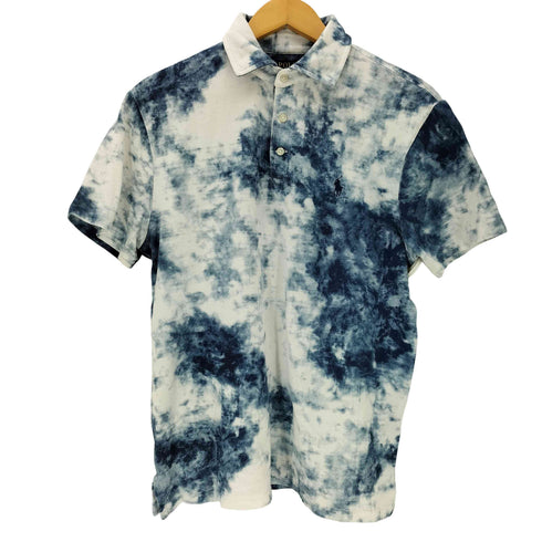 ポロラルフローレン POLO RALPH LAUREN ポニー刺しゅう タイダイ染め 鹿の子ポロシャツ メンズ JPN:M