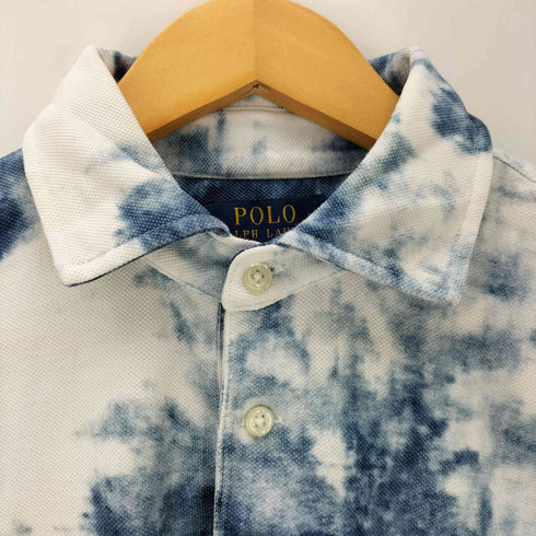 ポロラルフローレン POLO RALPH LAUREN ポニー刺しゅう タイダイ染め 鹿の子ポロシャツ メンズ JPN:M