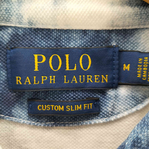 ポロラルフローレン POLO RALPH LAUREN ポニー刺しゅう タイダイ染め 鹿の子ポロシャツ メンズ JPN:M