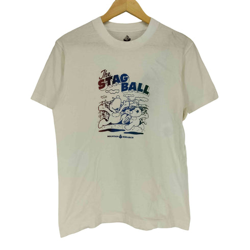 マウンテンリサーチ MOUNTAIN RESEARCH STAG BALL プリント半袖Tシャツ メンズ JPN:M
