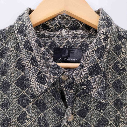 ジェイフェラー J.FERRAR 総柄レーヨンシャツ メンズ 2XL