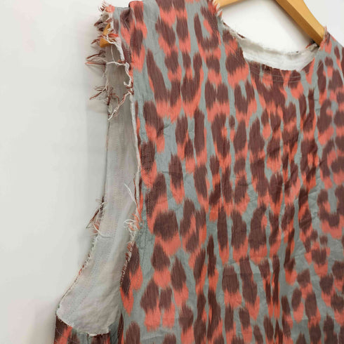 ナマチェコ NAMACHEKO 21SS WARP PRINT PANTHER VEST PANTHERE メンズ import:L