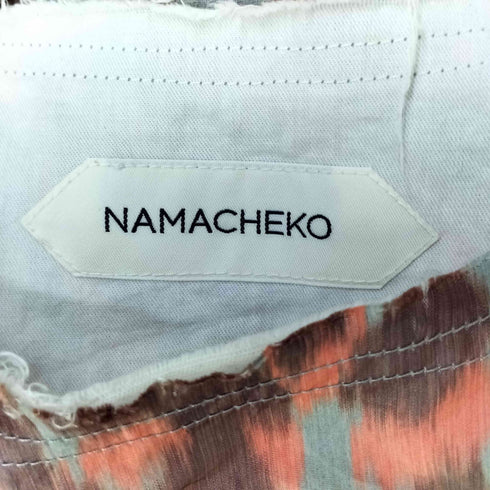 ナマチェコ NAMACHEKO 21SS WARP PRINT PANTHER VEST PANTHERE メンズ import:L