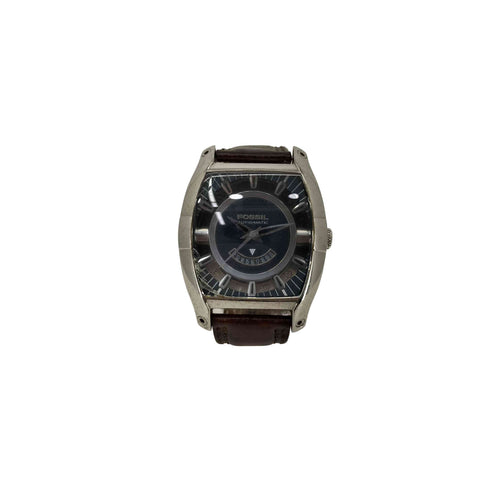 フォッシル FOSSIL ARKITEKT AUT-O-MATIC Water Resistant レザーバンドウォッチ メンズ