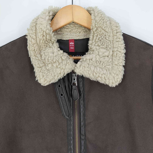 アルファインダストリーズ ALPHA INDUSTRIES B-3 フライトジャケット ムートンジャケット メンズ import:L