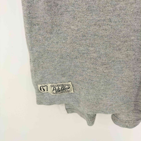 ポロラルフローレン POLO RALPH LAUREN パッチ フットボール ポロシャツ メンズ import:L