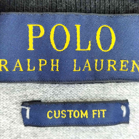 ポロラルフローレン POLO RALPH LAUREN パッチ フットボール ポロシャツ メンズ import:L
