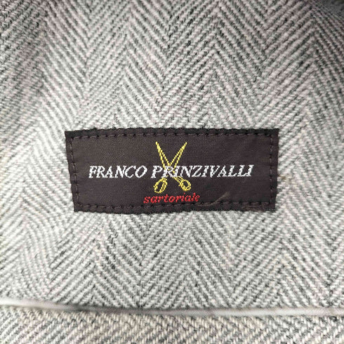 FRANCO PRINZIVALLI 3B ヘリンボーン テーラードジャケット メンズ 48