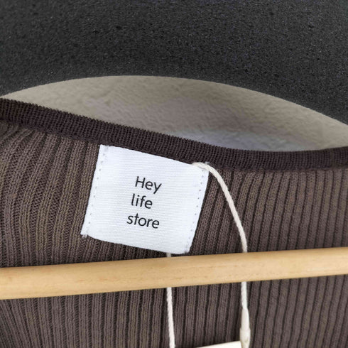 ヘイライフストア Hey life store no sleeve knit long one piece レディース FREE