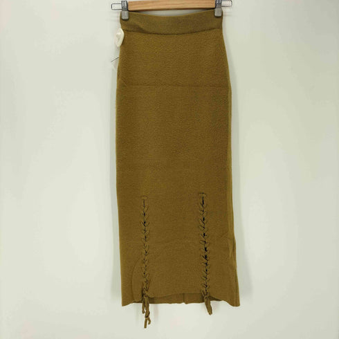 アメリ AMERI 19AW HARNESS KNIT MINI TOP / ニットスカート レディース FREE