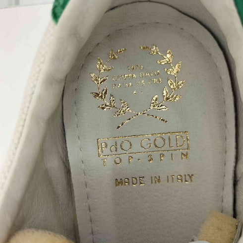 Pantofola d’oro PdO GOLD MADE IN ITALY キャンバスレザーコンビスニーカー メンズ 40