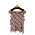 バーバリーブルーレーベル BURBERRY BLUE LABEL ノースリーブチェックカットソー チュニック レディース JPN:38