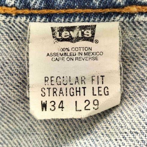 リーバイス Levis 90s Mexico製 ジップアップデニムパンツ メンズ W34