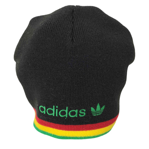 アディダス adidas 00S ビーニー ニット帽 ラスタカラー ラスタファリアンカラー ジャマイカ レゲエ Y2K メンズ ONE SIZE