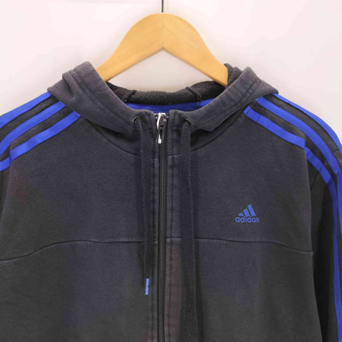 アディダス adidas サイドラインワンポイントジップアップパーカー メンズ import:XL