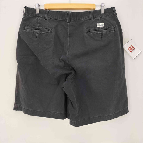 ポロバイラルフローレン Polo by RALPH LAUREN TYLER SHORT 2タックチノショーツ ブラック メンズ 36