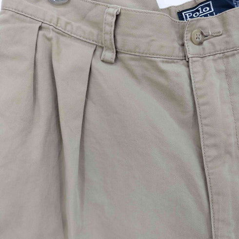 ポロバイラルフローレン Polo by RALPH LAUREN TYLER SHORT 2タックチノショーツ メンズ 34