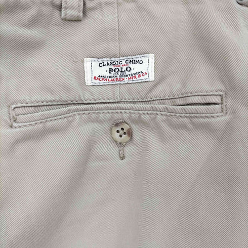 ポロバイラルフローレン Polo by RALPH LAUREN TYLER SHORT 2タックチノショーツ メンズ 34