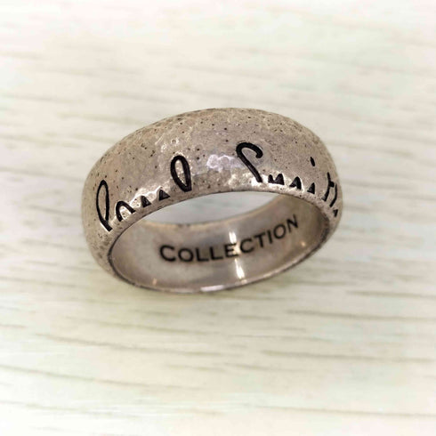 ポールスミスコレクション Paul Smith COLLECTION 925刻印 ハーフロゴ シルバーリング メンズ 21号