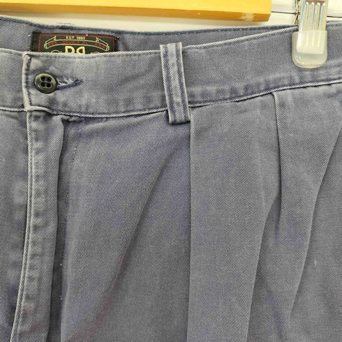 ダブルアールエルラルフローレン RRL RALPH LAUREN 90S 三ツ星タグ 2タック チノショーツ ナス紺 メンズ