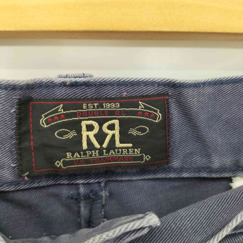 ダブルアールエルラルフローレン RRL RALPH LAUREN 90S 三ツ星タグ 2タック チノショーツ ナス紺 メンズ