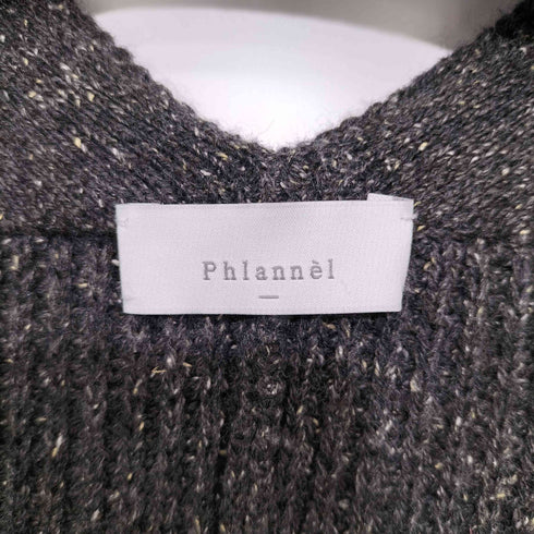 フランネル Phlannel 21AW WOOL SILK NEP WRAP CARDIGAN レディース 1