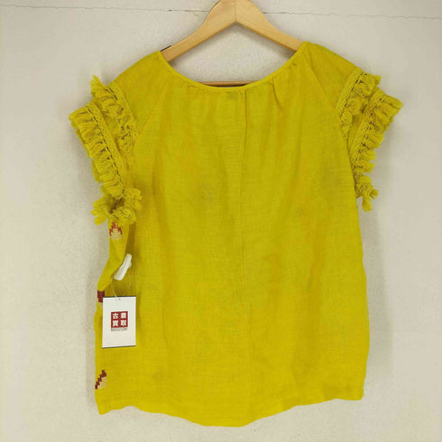 CRISTINA GAVIOLI 刺繍リネンブラウス レディース JPN:44