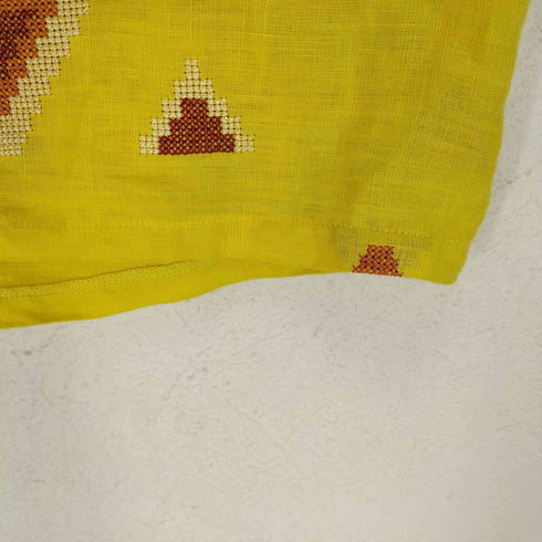 CRISTINA GAVIOLI 刺繍リネンブラウス レディース JPN:44