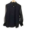 ザラ ZARA コントラストオーガンザ シャツ レディース XS